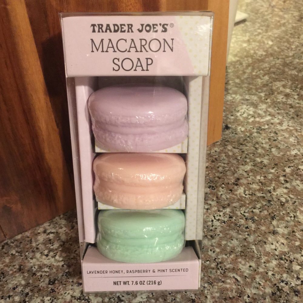 NIB Trader Joe’s 3 Pack Macaron Soap Set